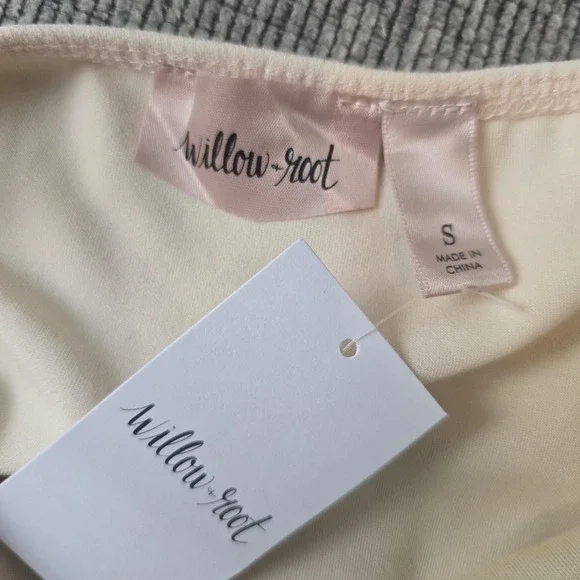 The Buckle Willow & Root Women's Small Faux Feathers‎ Strappy Crop Tank.E156 - Picture 6 of 10